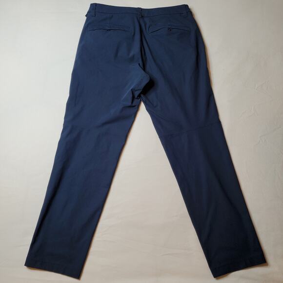 Lululemon Men's Size 30X27 Commission Pant Slim Warpstreme True Navy - Picture 5 of 8